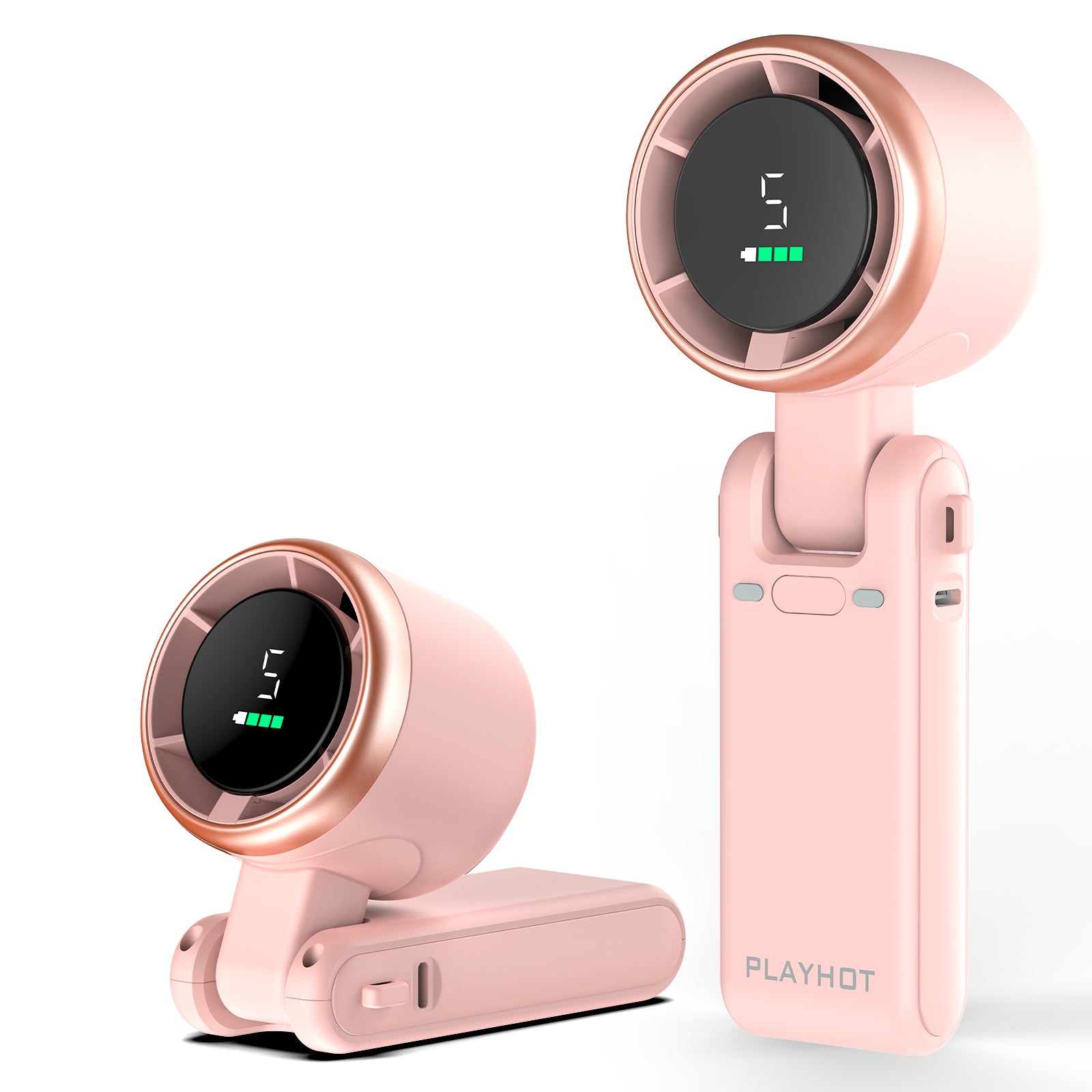 PLAYHOT PLAYHOT High Speed Handheld Fan Pink Single