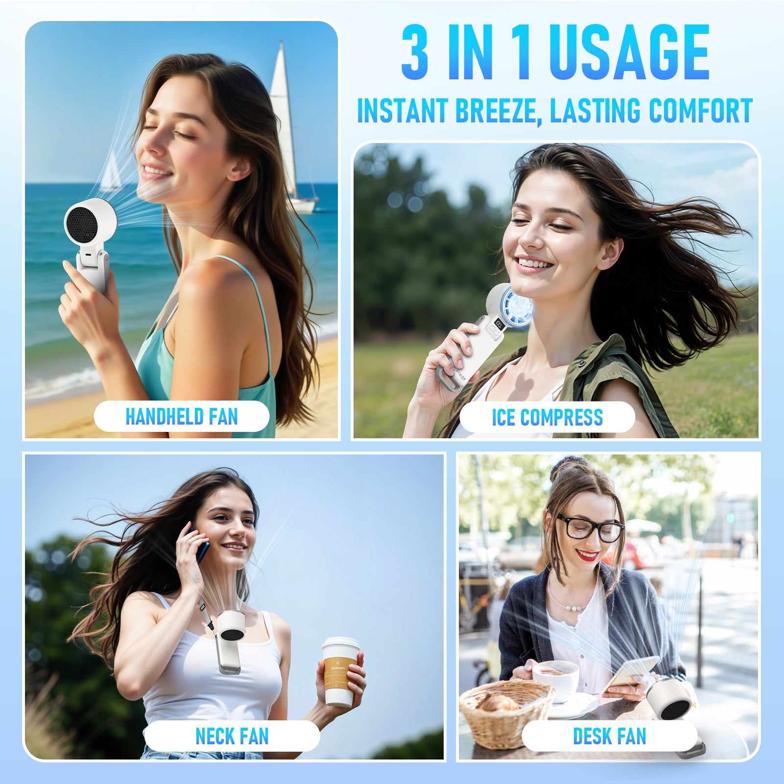 PLAYHOT PLAYHOT Portable Ice-Cooling Turbo Fan